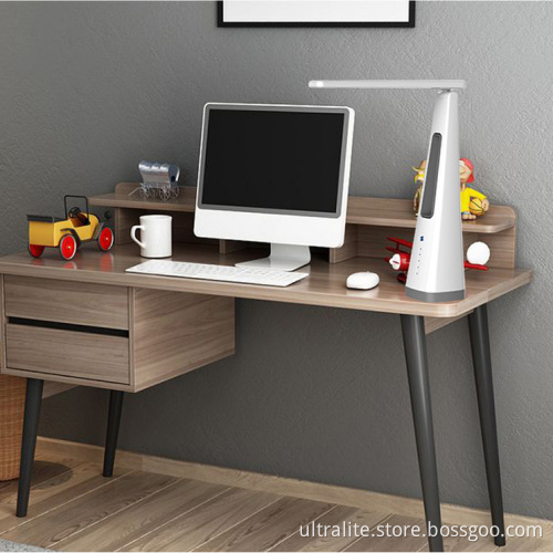 New LED Desk Lamp With Bladeless Fan Foldable Flexible Table Lamp With USB Charging